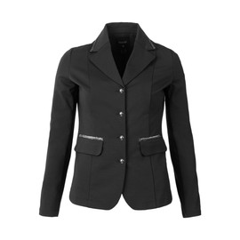 HORZE Nova Womens Equestrian Show Coat | Horse Riding Competition Jacket - Black - 8