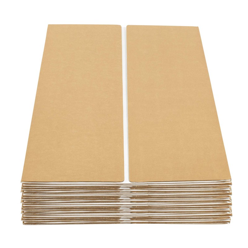 White Tri-fold Display Board, Corrugated Cardboard, 36 x 48 inches