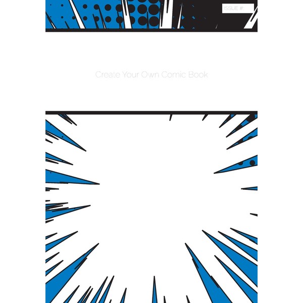Create Your Own Comic Book: Blank Comic Book, Single Story