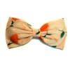 Floral Print Collection Hairbows-alligator Clip, Barrette, Headband (Orange & Peach