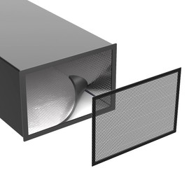 BJADE'S Sound Deadening Kit for Vent,Soundproofing Mats and Vent Covers for Reducing Noise and Dampening Vibration of HVAC Vent & Duct,Including 2 Pcs Sound Deadening Mat and 10"× 14" Vent Covers