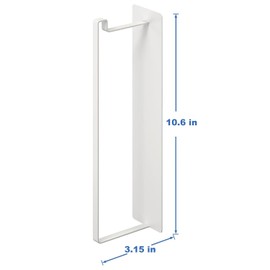 Magnetic Hanger Holder for Laundry Room, AUVAHOX 2Pack Clothes Hangers Organizer for Dryer/Washing Machine, Holding up to 30 Velvet, Wire, Plastic Hangers, Perfect Space Saver for Your Home (2, White)