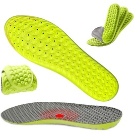 Upgraded Cloud Insoles for Men and Women, Best Replacement Shoe Inserts, Sports Shoe Insoles, Providing Great Shock Absorption and Cushioning for Feet Relief (Yellow, Men: US 8-11) Sagry - Color: Gray, Size: Women: Us 4-8.5