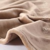 TASTHROW Light Coffee Cuddly Blanket, Fluffy Blanket, Fleece Blanket, 130