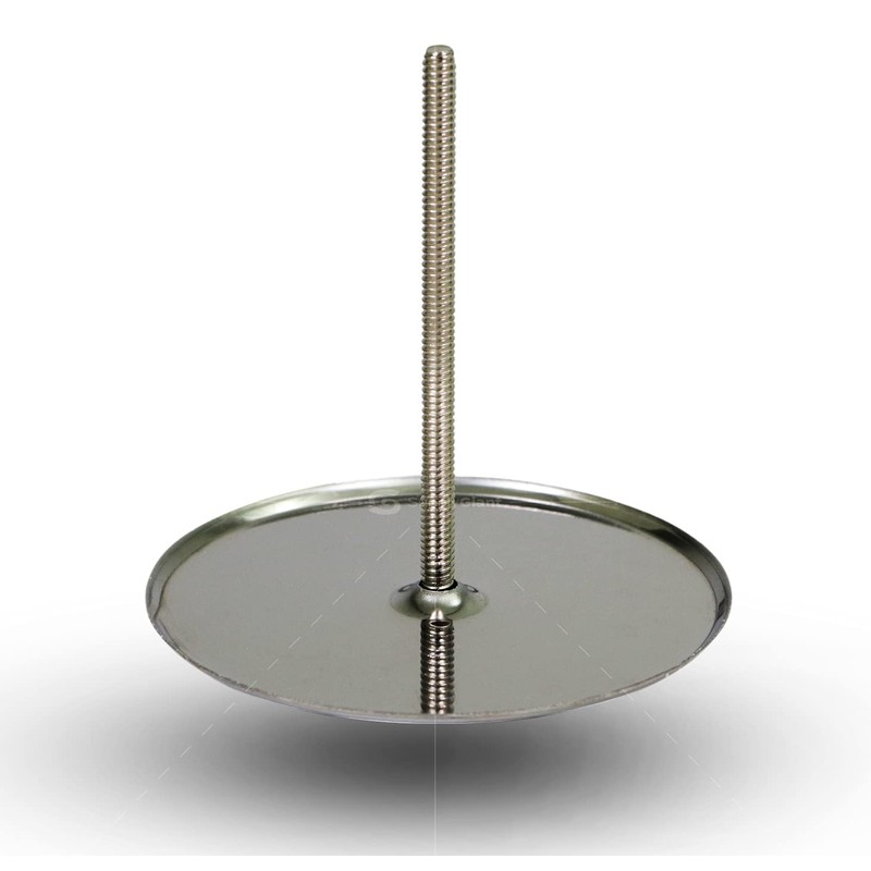 Supply Giant Wall Cleanout Cover Plate, 4-Inch, Stainless Steel