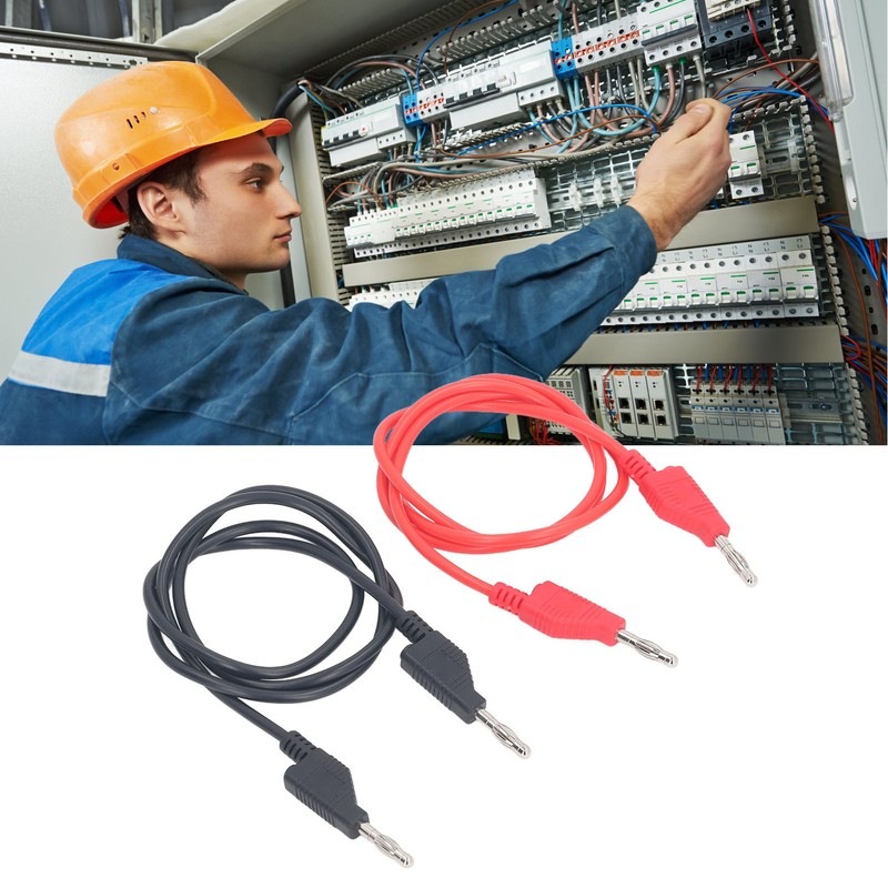 Banana to Banana Plug Test Leads Soft Stackable 4MM Banana