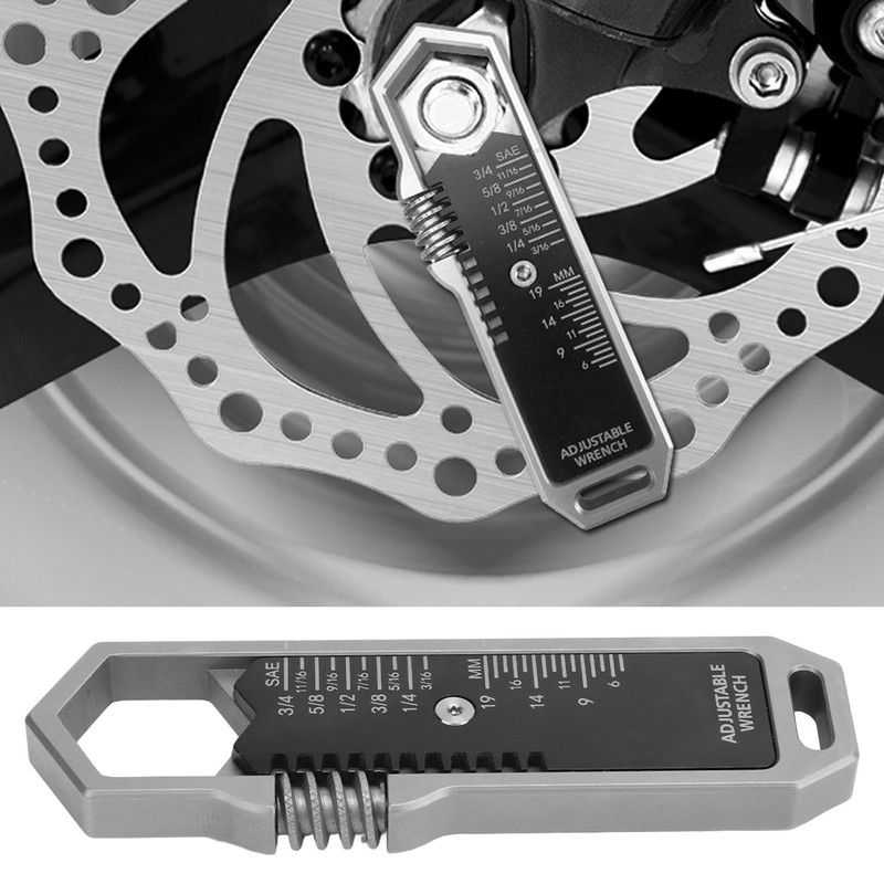 EDC Wrench 3/16 To 3/4 Inch 5 To 19mm Adjustable