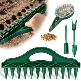 Seed Spreader,Seed Dispenser for Small Seeds，Handheld Seed Planter Tool Seed Dibber Multifunctional Seed Spacer Gardening Tools.-L2