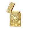 Dragon Carved Open Flame Butane Lighter (Item Will Come Without