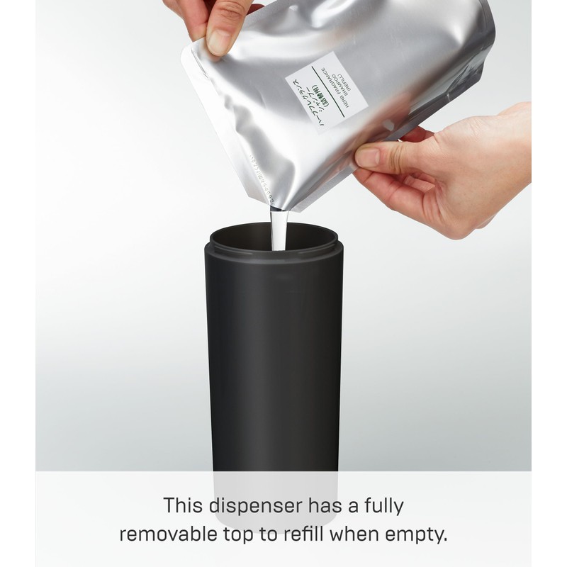 Yamazaki 2931 Tower Conditioner Dispenser Contemporary Bottle Pump for Shower,