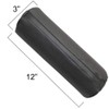 Rehabilitation Advantage Body Positioning Black Cylinder Bolster 3" X 12"