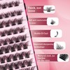 AIWEITA Individual Lashes 120PCS Cluster Lashes Fluffy Wispy False Eyelashes