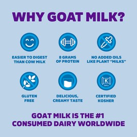 Meyenberg Nonfat Powdered Goat Milk, 12oz pouch, Kosher, Gluten Free, Vitamins A & D, 1pk