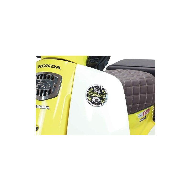 TAKEGAWA 08-01-0051 Special Parts TAKEGAWA Circular Emblem Yellow 2 Piece