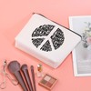JXGZSO Funny Inspirational Peace Sign Pouch Bag World Peace Positive