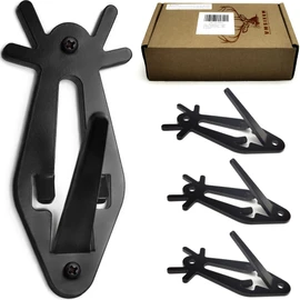 VMSIXVM European Mount Skull Hanger, Deer Skull Wall Hooker for Hanging Deer Head, Pronghorn and Other Smaller Animals, Euro Mount Hanger with Easy Install Kit for Indoor Outdoor