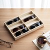 pickpiff Drawer Sunglass Organizer & Display Tray: 8 Grids Velvet