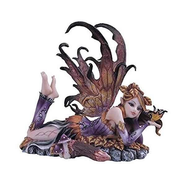 StealStreet Purple Fairy with Gold Butterfly Collectible Figurine Decor