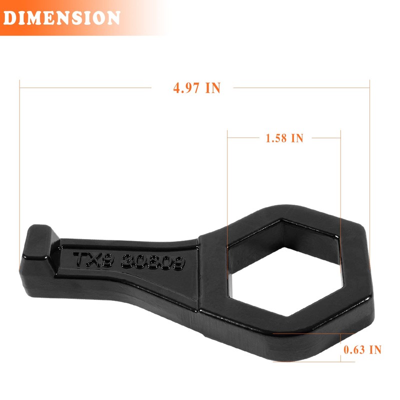 besttruck 30609 Model TX9 Porkchop 1-1/2″ Cap Nut Wrench