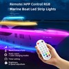 VIDLULTD 66FT Marine Boat Led Strip Lights, IP67 Waterproof APP
