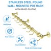 ROTHLEY Stainless Steel Pot and Pan Hanger - 39.4 Inch