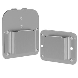 Tape Measure Holder, Cordless Drill Belt Clip Holder, Up to 2" Belt, Tactical Impact Holster for Drills Impacts Driver & Nailers (2PCS-Silver)