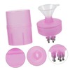 FOMIYES 2 Sets Plastic Applicator Dropper Cone Tip Hair Oil