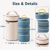Insulated Lunch Container Set for Adults and Kids - Portable