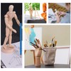 2 Pack 8" Drawing Mannequin,7" Little Hand Model,Artists Wooden Drawing