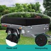 VWACBOAW Utility Trailer Cover, Waterproof Dust Heavy Duty Dump Trailer