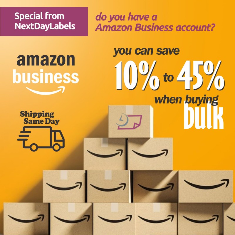 NextDayLabels - Pack of 50 Sheets - 8-1/2" x 11"