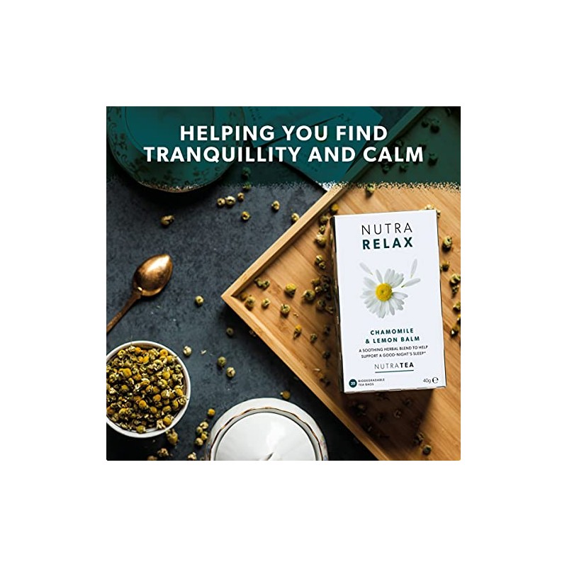 Nutra Tea Nutrarelax Dormir Ansiedad Calmante Aliviar Estrés Una Buena