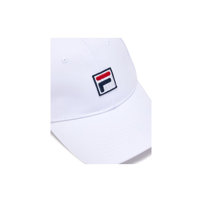 FILA Unisex Adult's Badge Cap, White, One Size