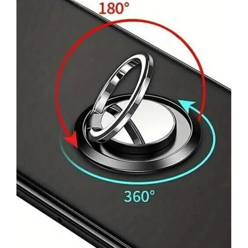 2 Pcs Rose Gold Finger Ring Holder Stand Grip 360°