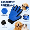 Silicone Pet Grooming Gloves for Cat & Dog Hair Removal