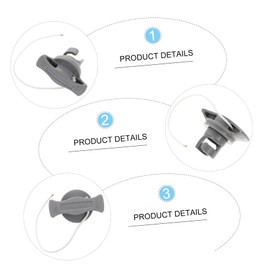 HANABASS 4pcs Dinghy Air Valve Plug for Kayak Inflatable Boat Rubber Dinghy Boat Airbeds Dust Proof Spiral Air Plugs Replacement