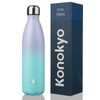 Konokyo Insulated Water Bottles,25 oz Double Wall Stainless Steel Vacumm