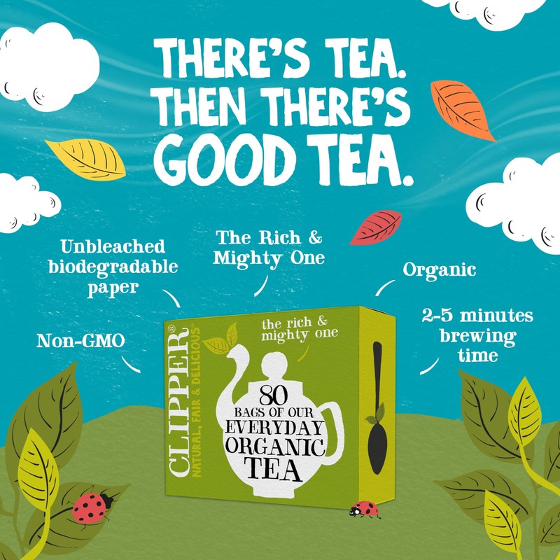 Clipper Tea, Organic Fairtrade Everyday, Organic, USDA Non-GMO, Fair Trade,