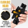 IronSeals 360° Rotatable Clip LED Flashlight Torch Holder Stretchable Adjustable