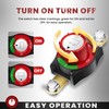 Battery Disconnect Switch 12V–24V, Heavy Duty Side Post Master Power