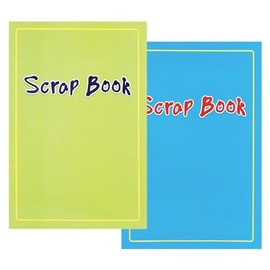 WF Graham Scrapbook, Set of 2 Scrap Books for Adults and Kids | Art Book, Sketch Pad Scrap Book Set, Coloured Paper Sketch Book Drawing Pad for Kids