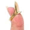 Brass Archery Thumb Ring Portable Finger Protector with Anti Lost