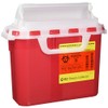 B-D Sharps Containers, 5.4 Quarts, Red