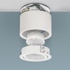 EDO Zalda OV Surface-Mounted Spotlight, White, Round, Extra Flat, Swivelling