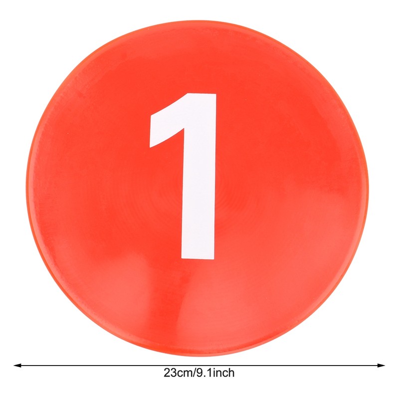 10 Pcs Football Training Equipment Signs Discs Signs Disc Markers