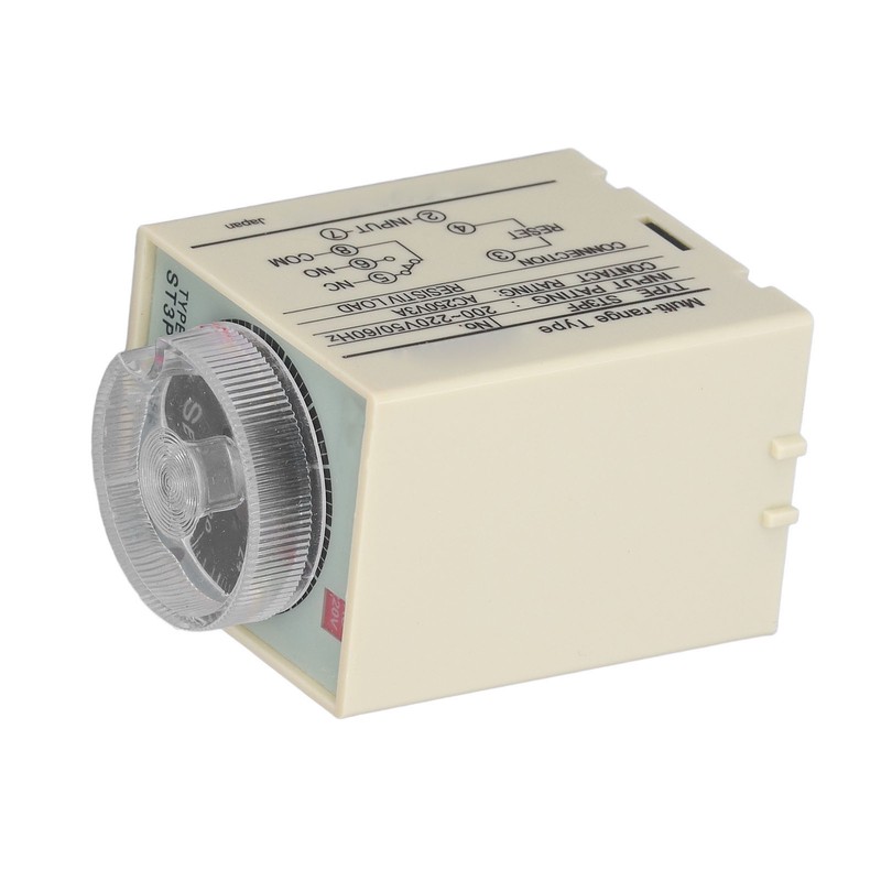 Time Delay Relay Long Lasting Fine Workmanship Small Volume ABS