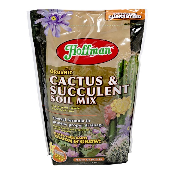 Hoffman Hoffman 10404 Organic Cactus and Succulent Soil Mix, 4