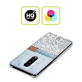 Head Case Designs White Lace On Light Denim Jeans And Laces Hard Back Case Compatible With Oppo F17 Pro / A93 / Reno4 F