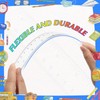 EBOOT 2 Packs 6 Inch Clear Plastic Rulers Clear Measuring
