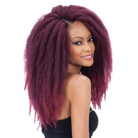 Freetress Equal Synthetic Hair Braids Double Strand Style Cuban Twist Braid 16" (6-PACK, 613)